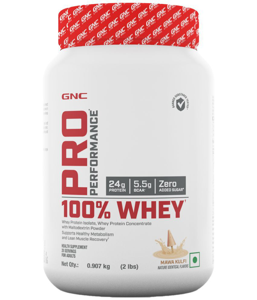     			GNC Pro Performance 100% Whey Protein Powder- Mawa Kulfi | 2 lbs
