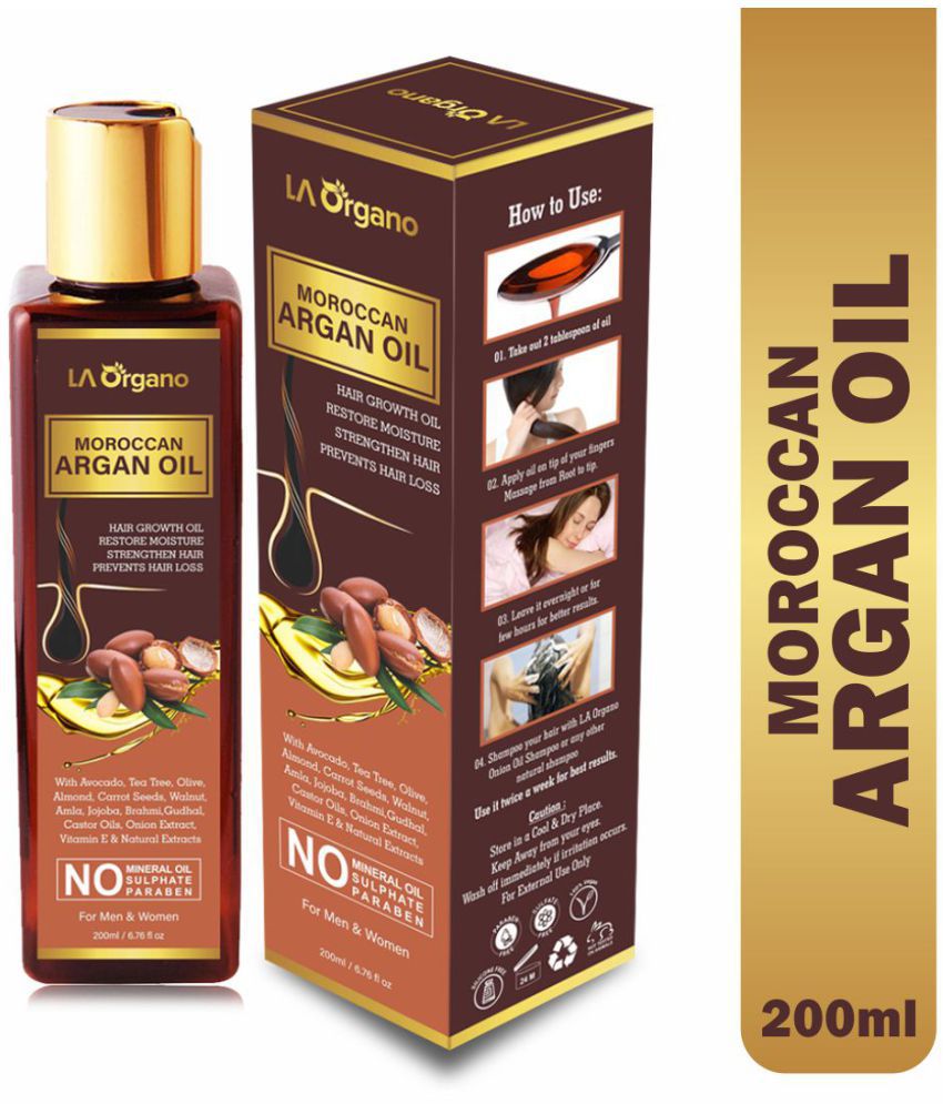     			LA ORGANO - Hair Growth Argan Oil 200 ml ( Pack of 1 )