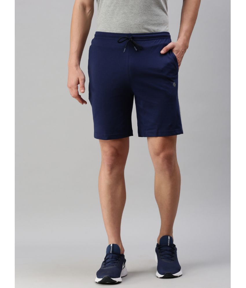     			ONN - Blue Cotton Blend Men's Shorts ( Pack of 1 )