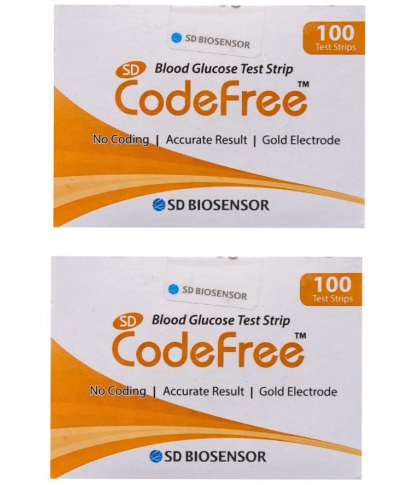     			SD Codefree 200 Test Strips(Pack of 2x100)