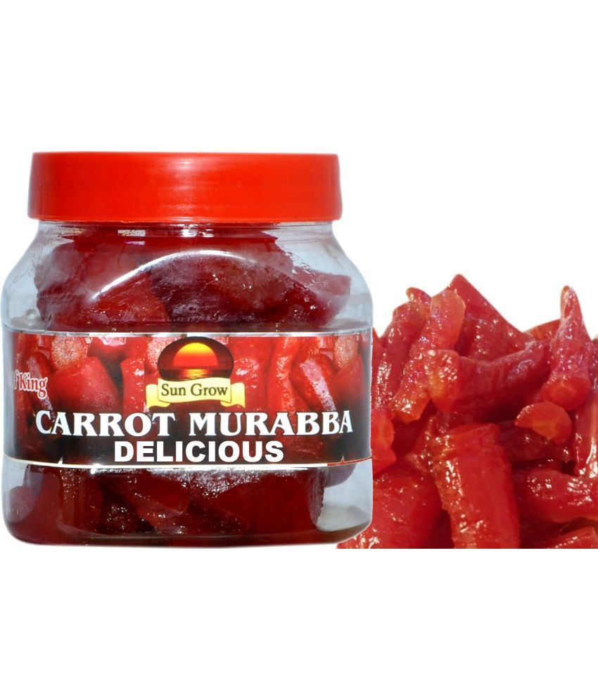     			Sun Grow DELICIOUS Home Made, Hand Made Organic Carrot Murabba, Palm Good for Blood Circulation Pickle 500 g