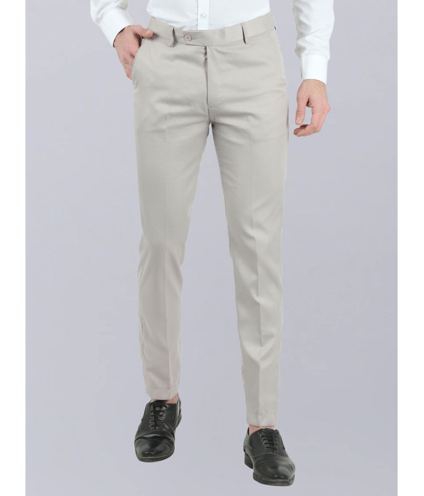     			VEI SASTRE Grey Slim Formal Trouser ( Pack of 1 )