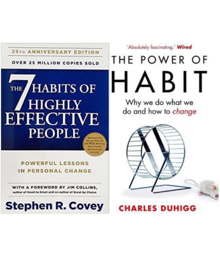     			et Of Two Books : The 7 Habits Of Highly Effective People + The Power Of Habit: Why We Do What We Do, And How To Change  (Paperback, Stephen Covey, Charles Duhigg)