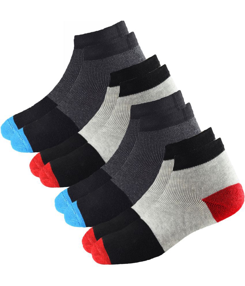     			hicode - Multicolor Blended Women's Ankle Length Socks ( Pack of 4 )