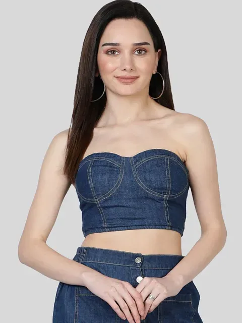 Jeans top for girl snapdeal sale