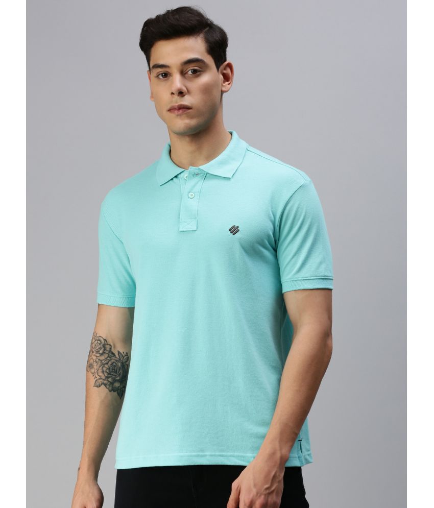     			ONN - Sky Blue Cotton Blend Regular Fit Men's Polo T Shirt ( Pack of 1 )