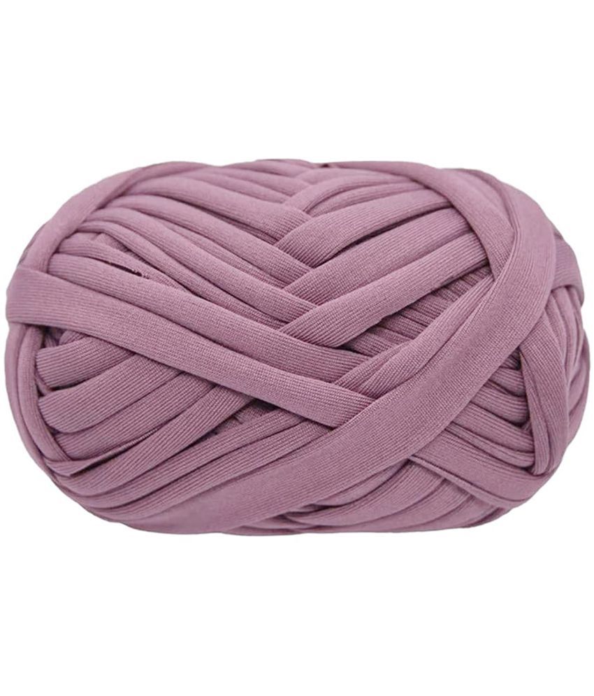     			PRANSUNITA T-Shirt Yarn Carpet, Knitting Yarn for Hand DIY Bag Blanket Cushion Crocheting Projects TSH New 100 GMS (PHALSA)