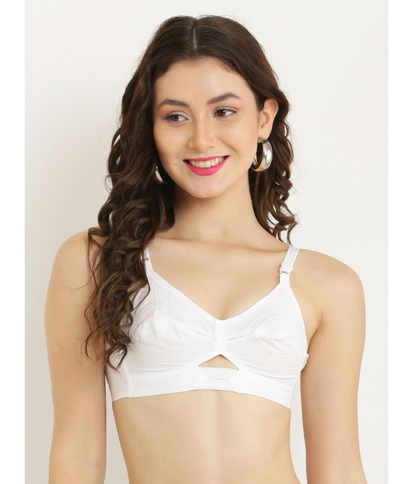     			Hobby Lobby - White Cotton Non Padded Women's Everyday Bra ( Pack of 1 )