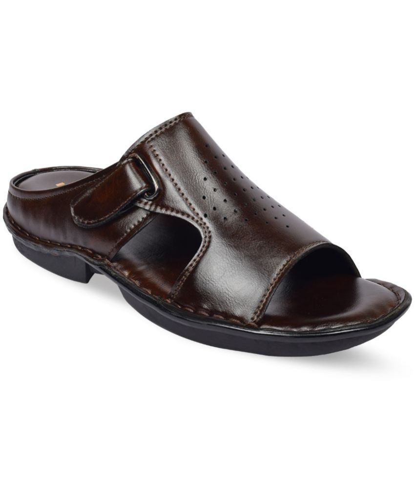     			IVRAH - Brown Men's Sandals