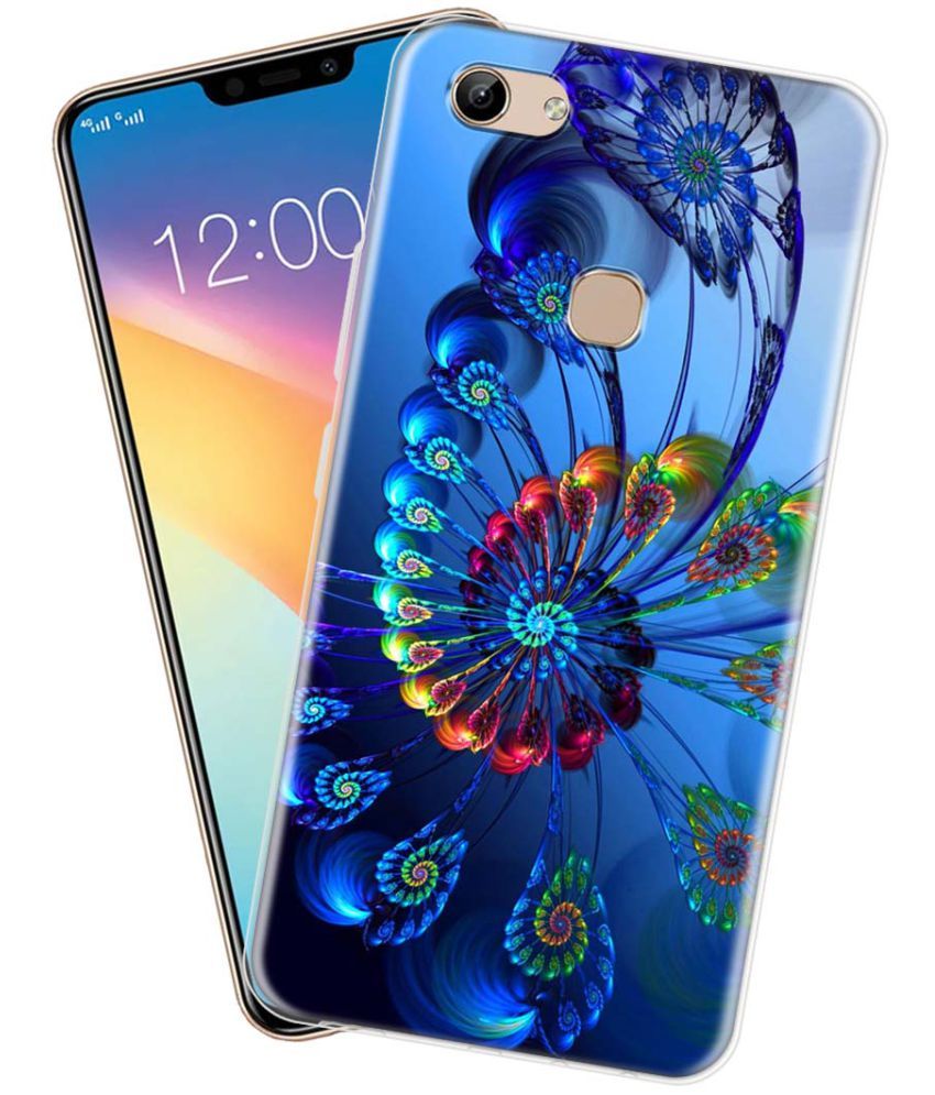     			NBOX - Multicolor Silicon Printed Back Cover Compatible For Vivo Y81 ( Pack of 1 )