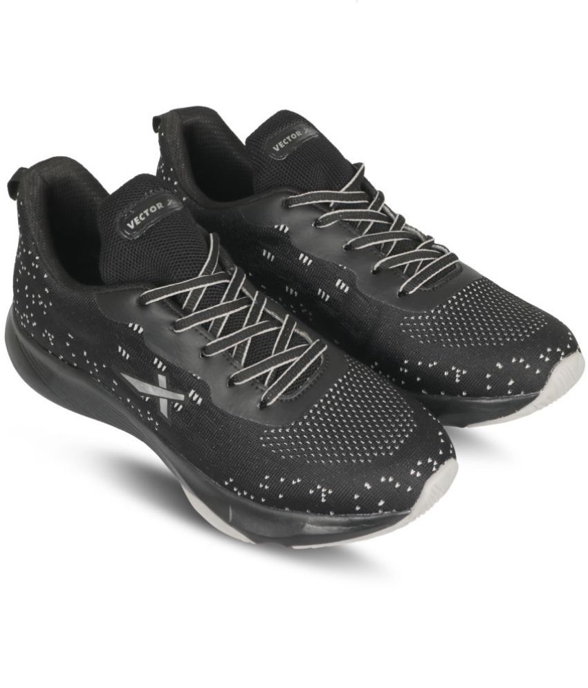     			Vector X - RS-1100 Black Men's Sports Running Shoes