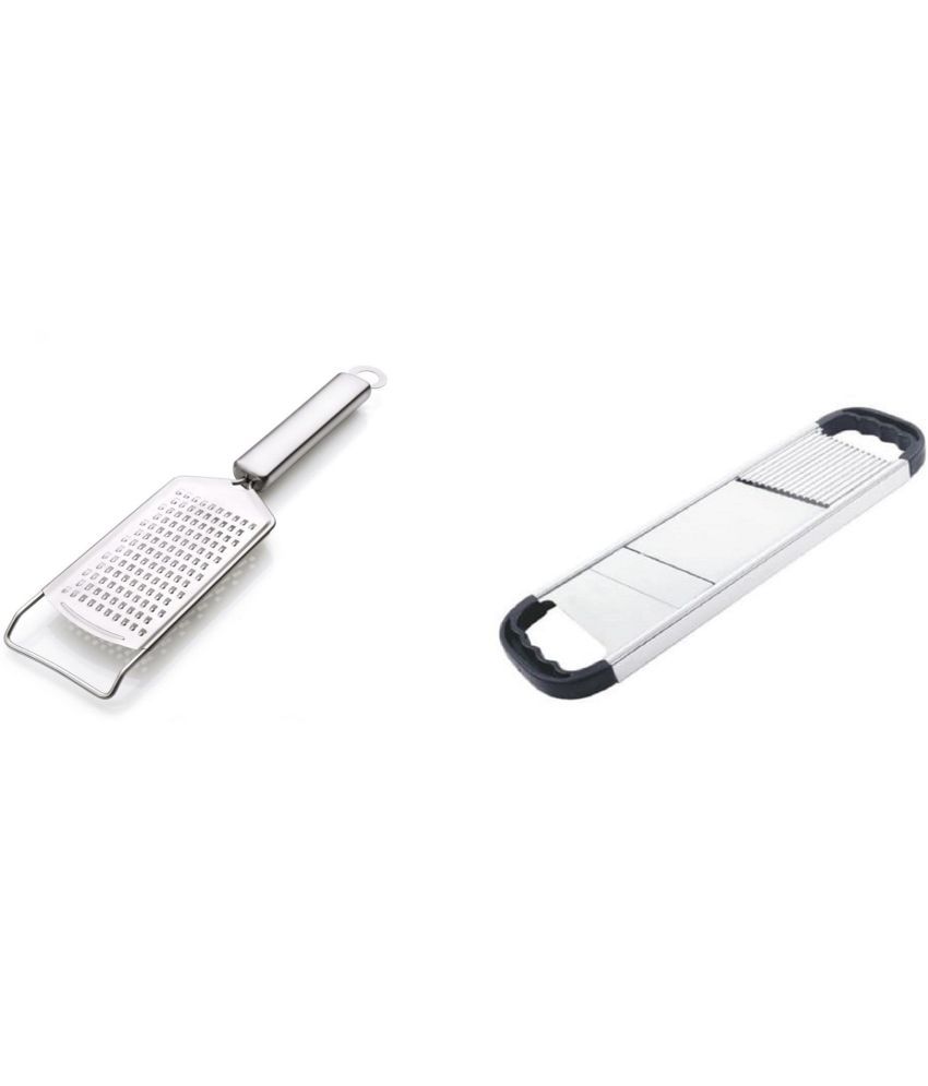     			iview kitchenware - Stainless Steel Cheese Grater,Vegetable Grater,Slicer ( Pack of 2 ) - Silver