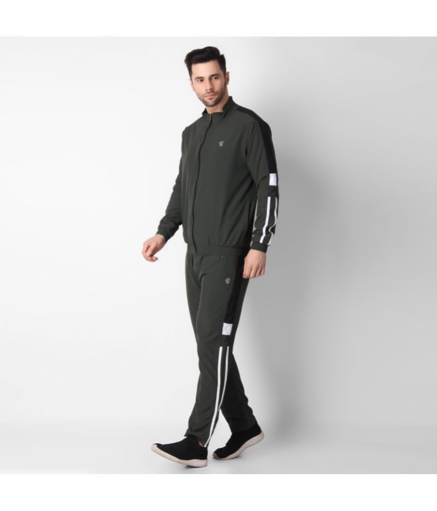     			Forbro - Olive Green Polyester Regular Fit Men's Tracksuit ( Pack of 1 )