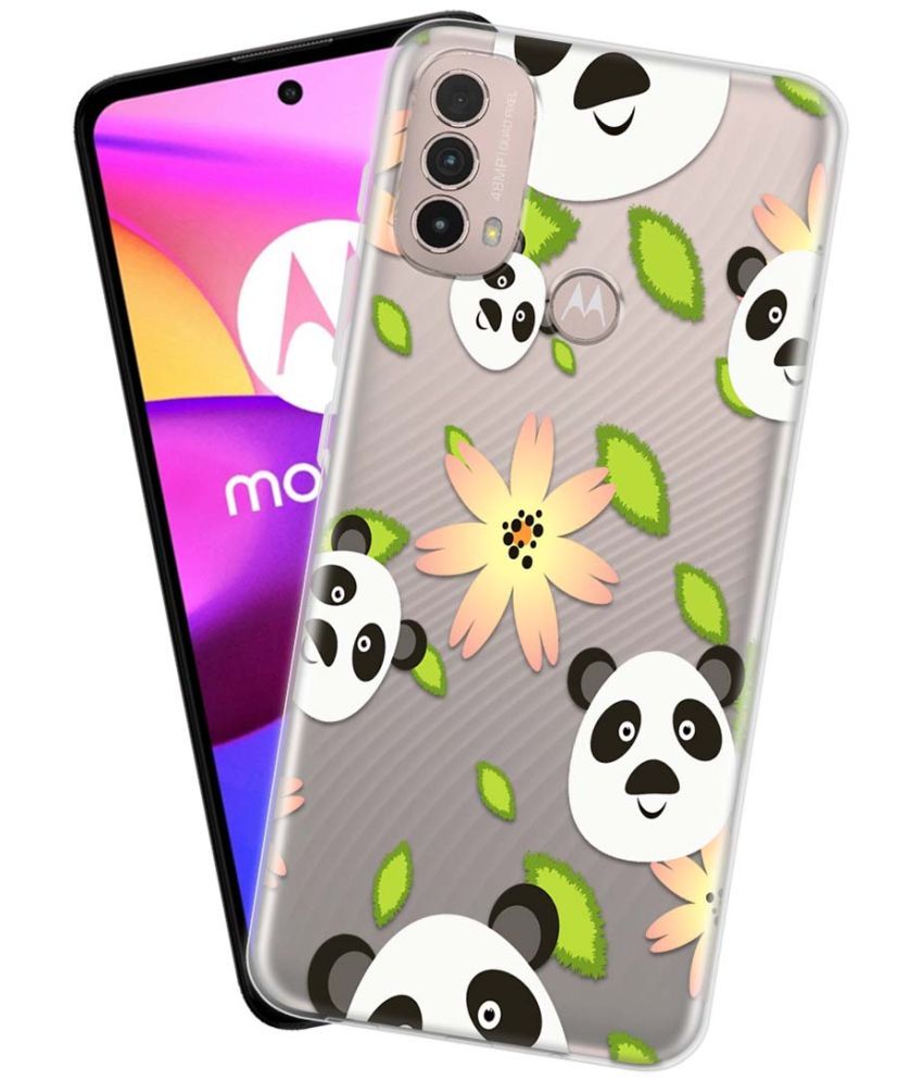     			NBOX - Multicolor Silicon Printed Back Cover Compatible For Motorola Moto E40 ( Pack of 1 )