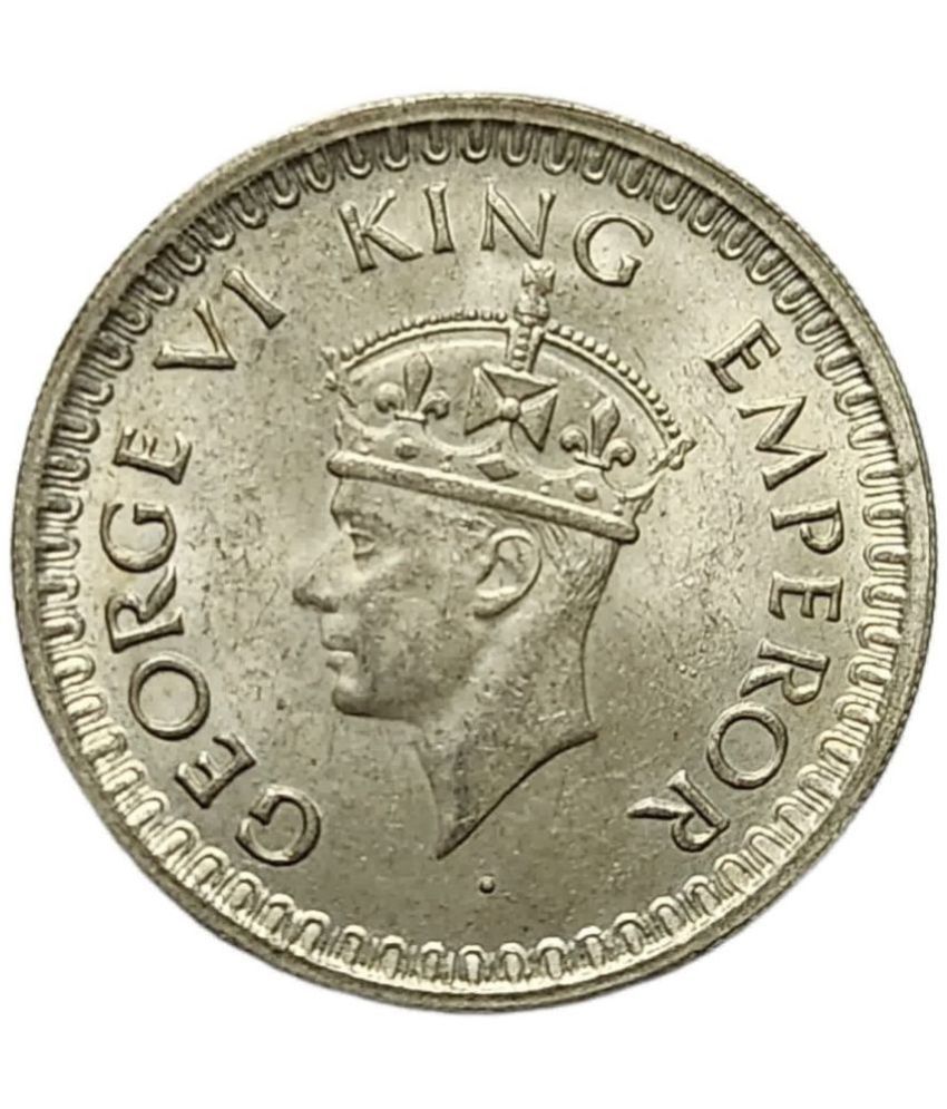     			Gscollectionshop - George VI Half Rupee 1942 UNC 1 Numismatic Coins