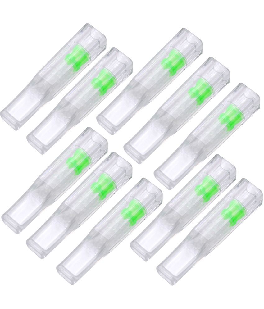     			JMALL - Multicolor Acrylic Cigarette Lighter ( Pack Of 10 )