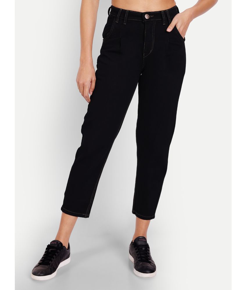     			AngelFab - Black Denim Jogger Women's Jeans ( Pack of 1 )