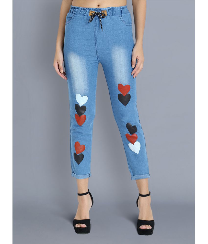     			BuyNewTrend - Light Blue Denim Slim Fit Women's Jeans ( Pack of 1 )