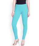 Lux Lyra - Turquoise Cotton Women's Leggings ( Pack of 1 )