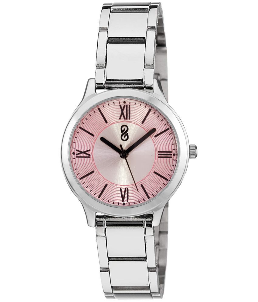     			DIGITRACK - Silver Stainless Steel Analog Womens Watch