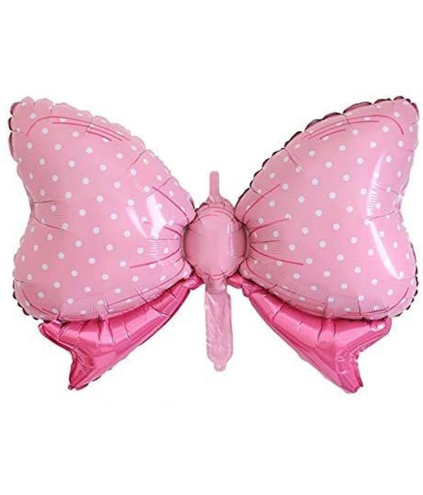     			Giftshotspot Pink Butterfly Helium Foil Aluminum Balloons For Birthday Wedding Baby Shower Halloween Party Decoration