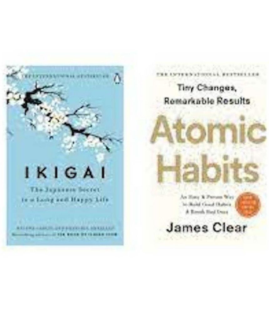     			Ikigai and Atomic Habits Combo (Set of 2)- Paperback