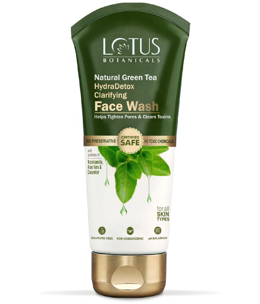     			Lotus Botanicals Naturalgreen Tea Hydradetox Clarifying Face Wash With Niacinamide ,100G