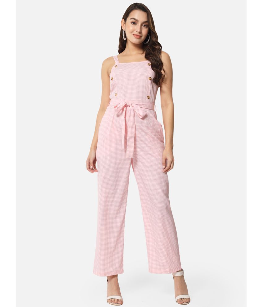     			ALL WAYS YOU - Pink Polyester Regular Fit Women's Jumpsuit ( Pack of 1 )