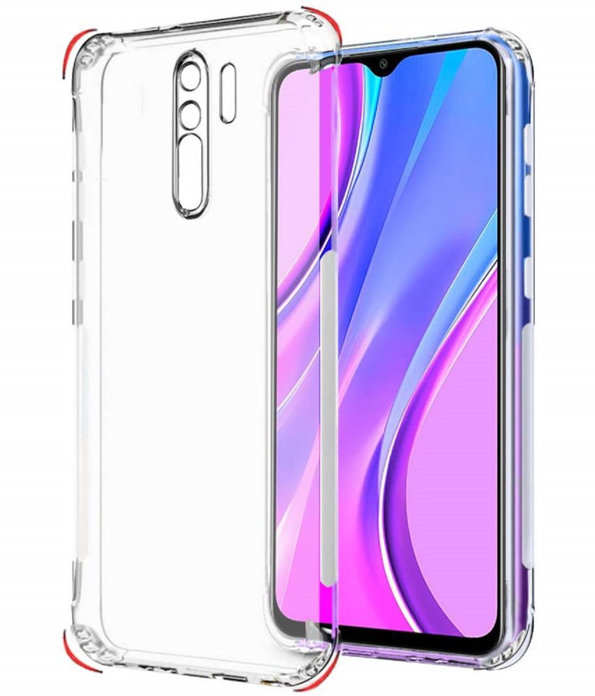     			Case Vault Covers - Transparent Silicon Silicon Soft cases Compatible For POCO M2 Reloaded ( Pack of 1 )