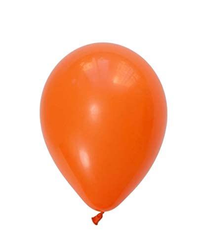     			Lalantopparties Colour balloon plain solid Finish Balloon For Birthday, Anniversary, Welcome Baby, Weddings, Engagement, Party Celebrations, Theme Party, Valentine, Orange (Pack Of 25)