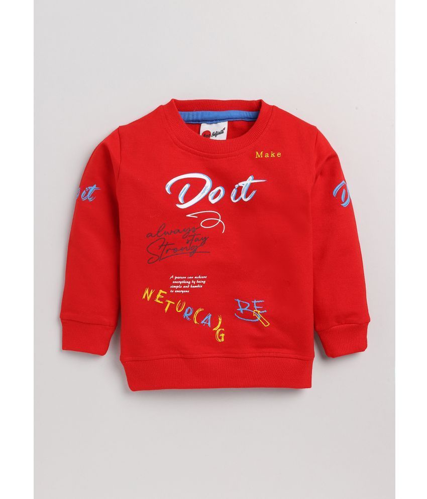     			Mars Infiniti Pack of 1 Boys Cotton Blend Sweatshirt ( Red )