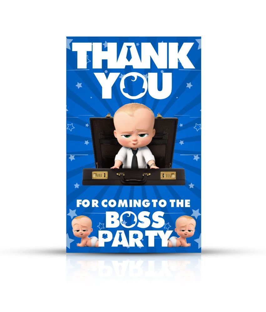     			Zyozi Boss Baby Thank You for Coming Gift Tags for Birthday, Boss Baby Thank You Label Tags for Birthday, Bridal Shower, Wedding, Baby Shower, Graduation, Thanksgiving Favor (Pack of 20)