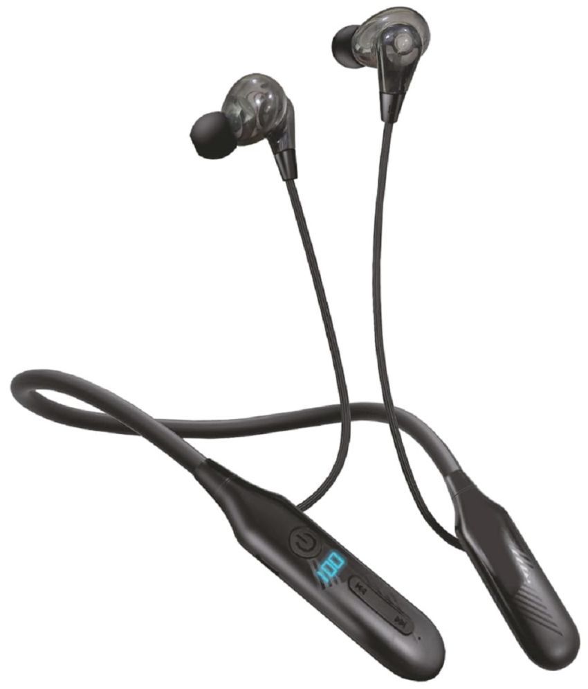     			hitage NBT-787 BT Neckband On Ear Headset with Mic Black