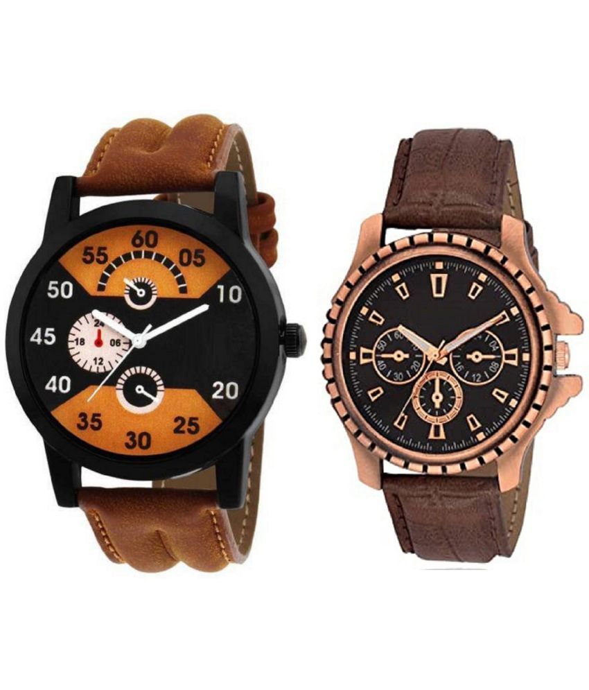     			newmen - Analog Watch Watches Combo For Men and Boys ( Pack of 2 )