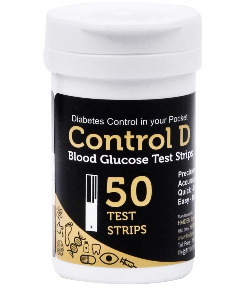 Control D 50 Sugar test Strips Expiry March 2024