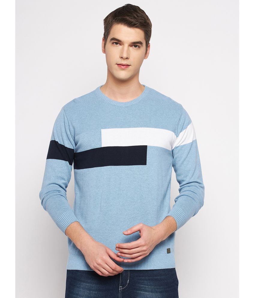     			Duke - Blue Woollen Blend Men's Slim Fit Pullover Sweater ( Pack of 1 )