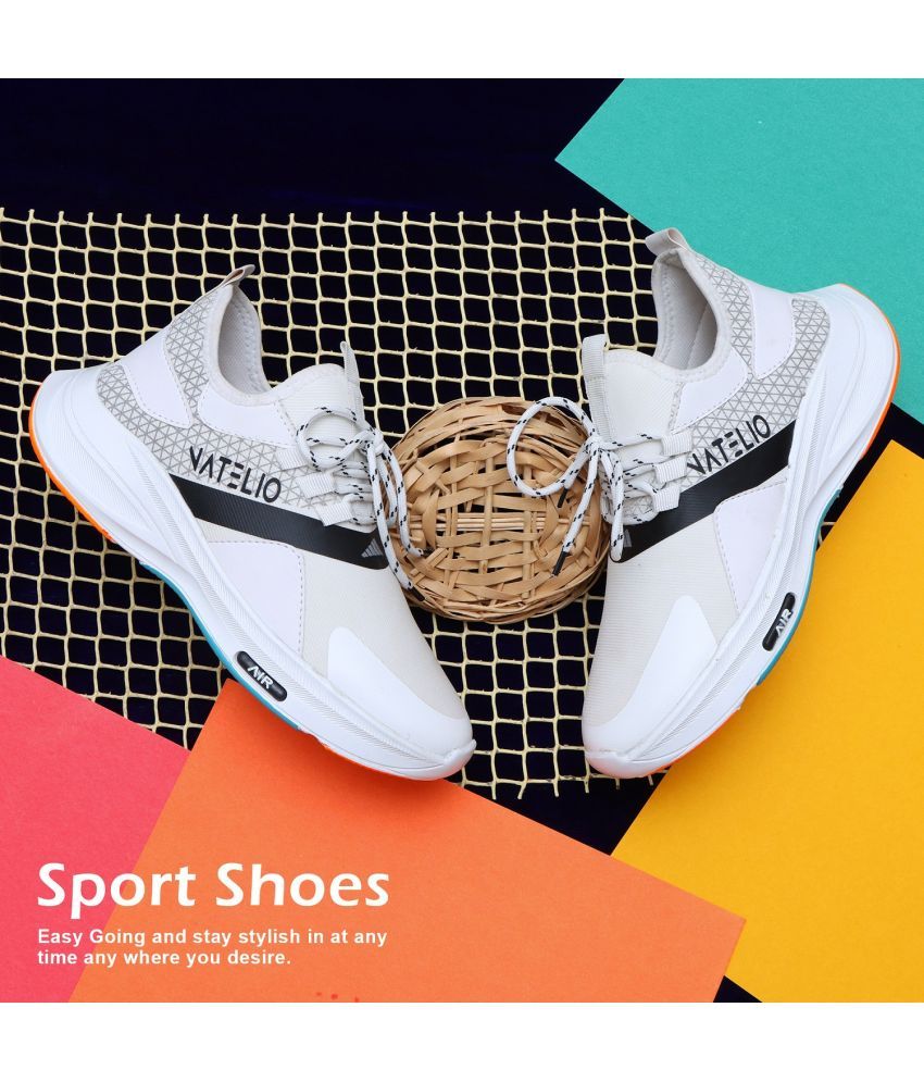     			Figor Stylish/Running Shoes - White Men's Sneakers