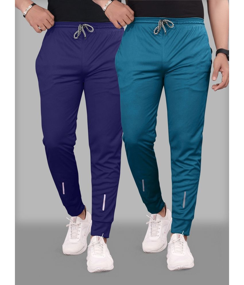     			Gazal Fashions - Multicolor Polyester Men's Trackpants ( Pack of 2 )