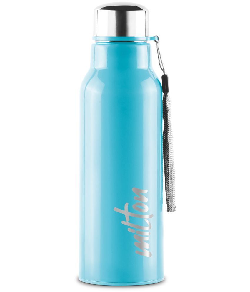     			Milton Steel Fit 600 Insulated Inner Stainless Steel Water Bottle, 1 Piece, 520 ml, Light Blue | Easy Grip | Leak Proof | Hot or Cold | School | Office | Gym | Hiking | Treking | Travel Bottle