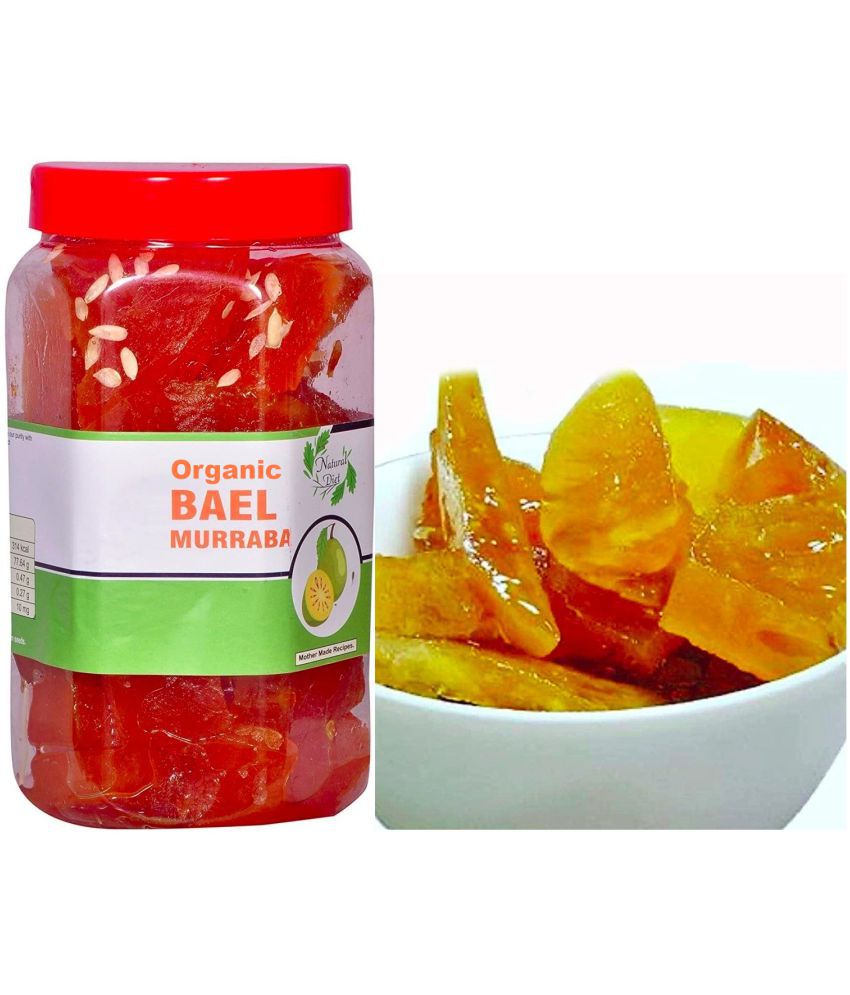     			Natural Diet Organic BEL Murabba (Ingredient: Fenugreek, Muskmelon Seeds , Clove, Elam, Crystals, Cardamom) Pickle 1 kg