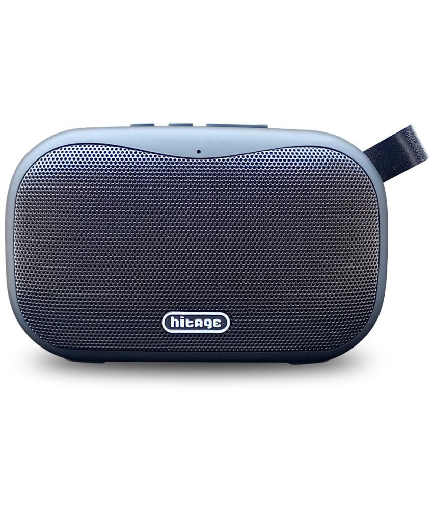     			hitage BS-313 BT Speaker 5 W Bluetooth Speaker Playback Time 6 hrs Bluetooth v5.0 with SD card Slot,Aux,USB Black