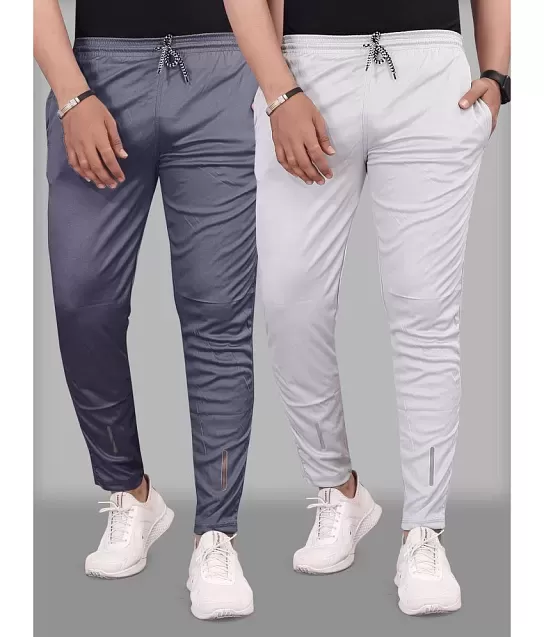 Buy ZOKKO Men's Polyester Track Pants (Dark Grey) at Amazon.in