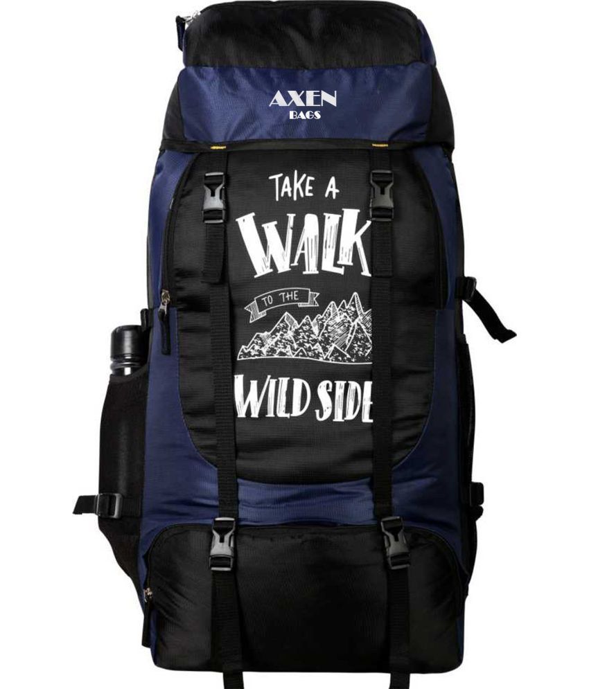     			AXEN BAGS - Blue Polyester Rucksacks Backpack