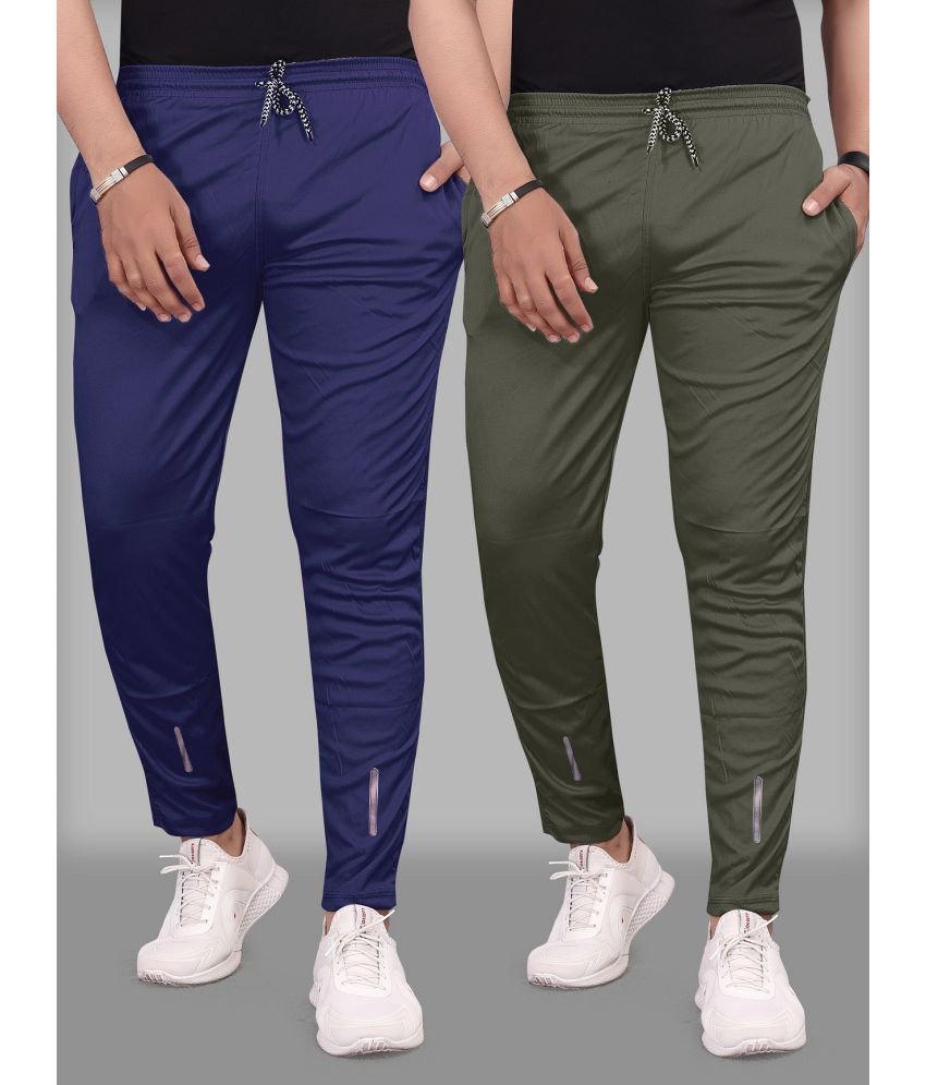     			Gazal Fashions - Multicolor Polyester Men's Trackpants ( Pack of 2 )