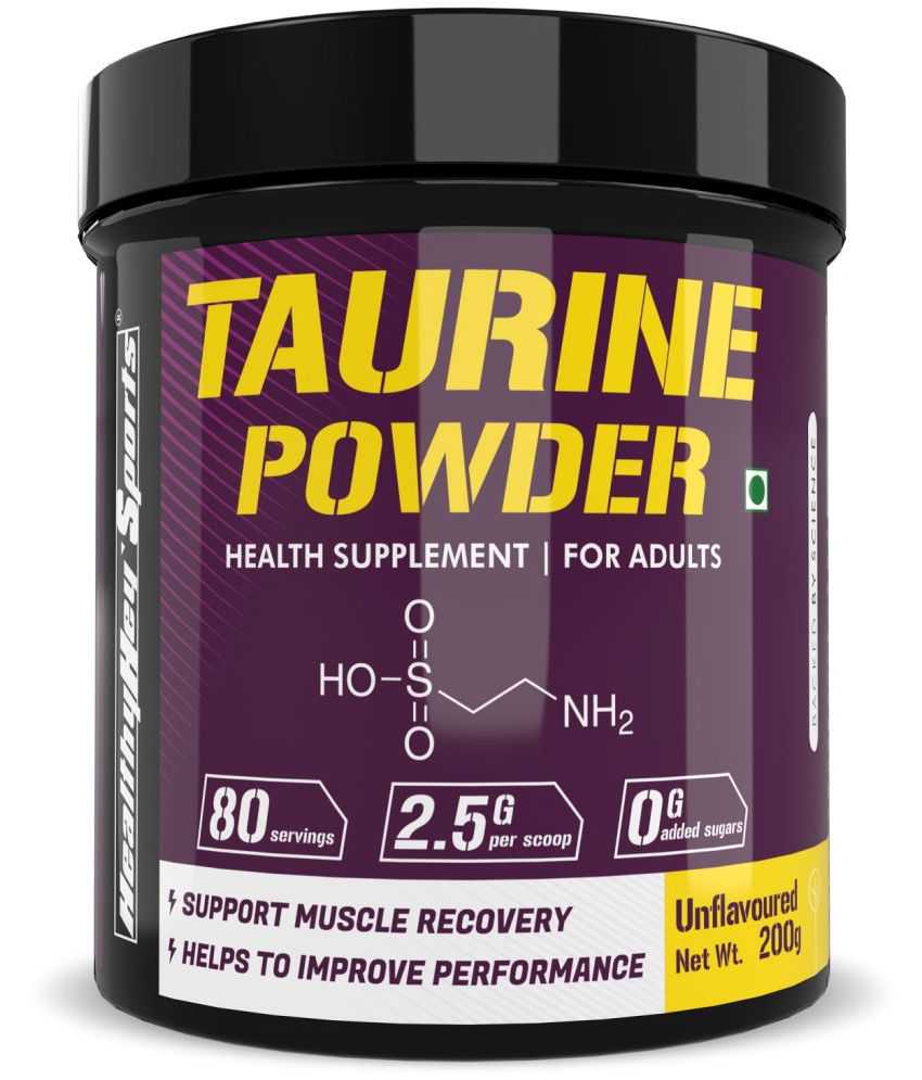     			HealthyHey Sports L-Taurine Powder 200 g unflav 200 gm