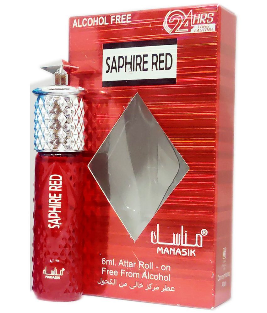     			MANASIK SAPHIRE RED  Concentrated   Attar Roll On 6ml .