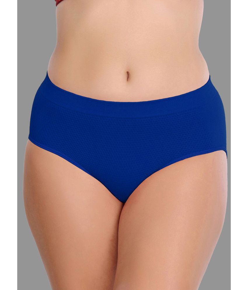     			Madam Spandex Women's Padded Brief ( Blue )