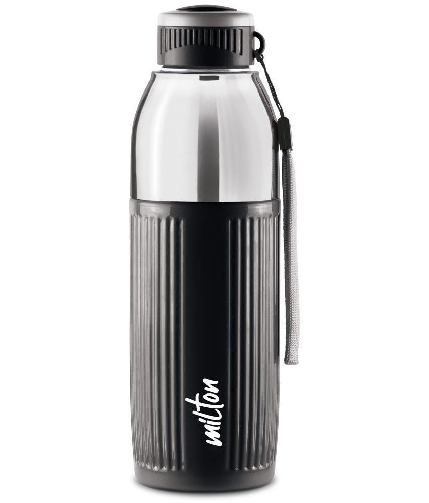     			Milton Kool Glossy 600 Insulated Inner Pet Water Bottle, 1 Piece, 570 ml, Black | Easy To Carry | Leak Proof | School | Office | Gym | Hiking | Treking | Travel Bottle