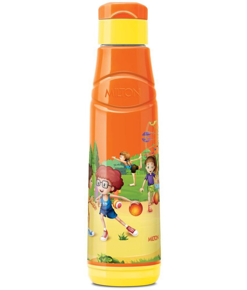     			Milton - Kool fun 900,orng Orange School Water Bottle 700 mL ( Set of 1 )