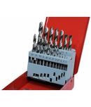 Jon Bhandari 19pc Premium Straight Shank Jobber HSS Drill Bits Set